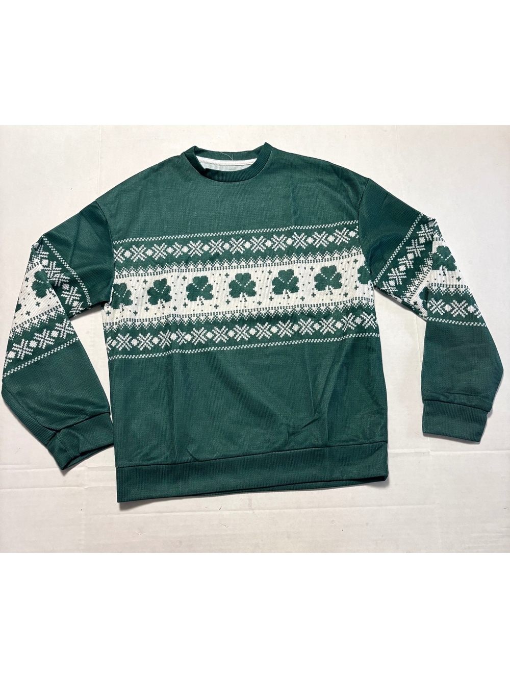 XL green shirt long sleeve